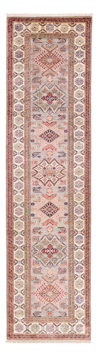 Tapis de couloir Tapis Ziegler - Kazak - 306 x 80 cm - marron clair