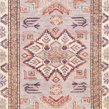 Løper Ziegler Teppe - Kazak - 306 x 80 cm - lysebrun