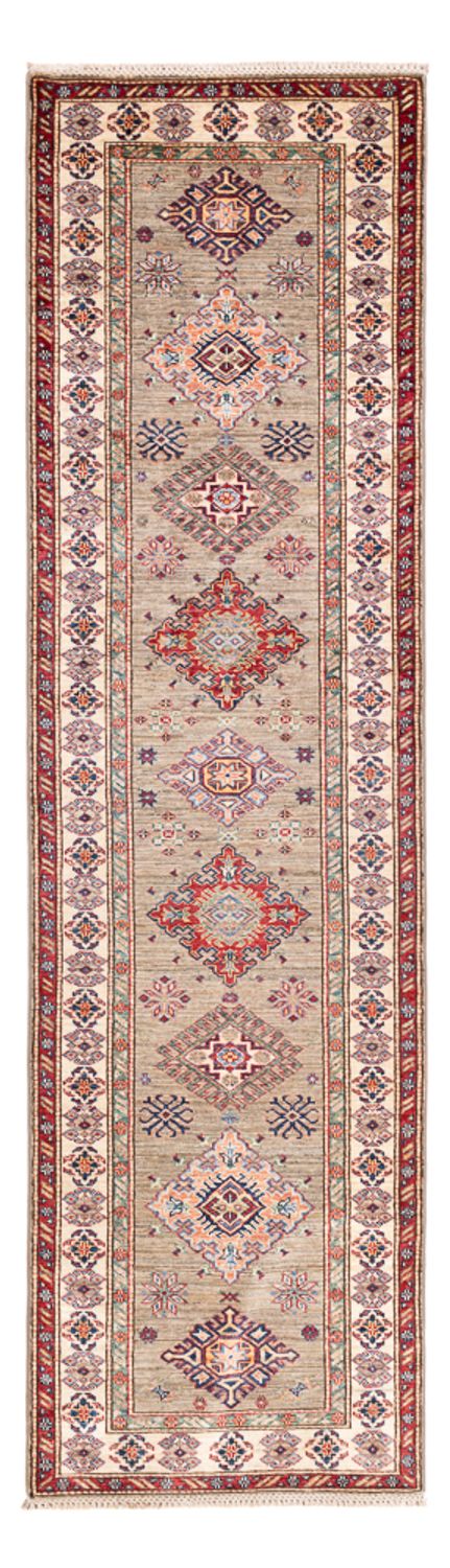 Tapis de couloir Tapis Ziegler - Kazak - 301 x 81 cm - marron clair