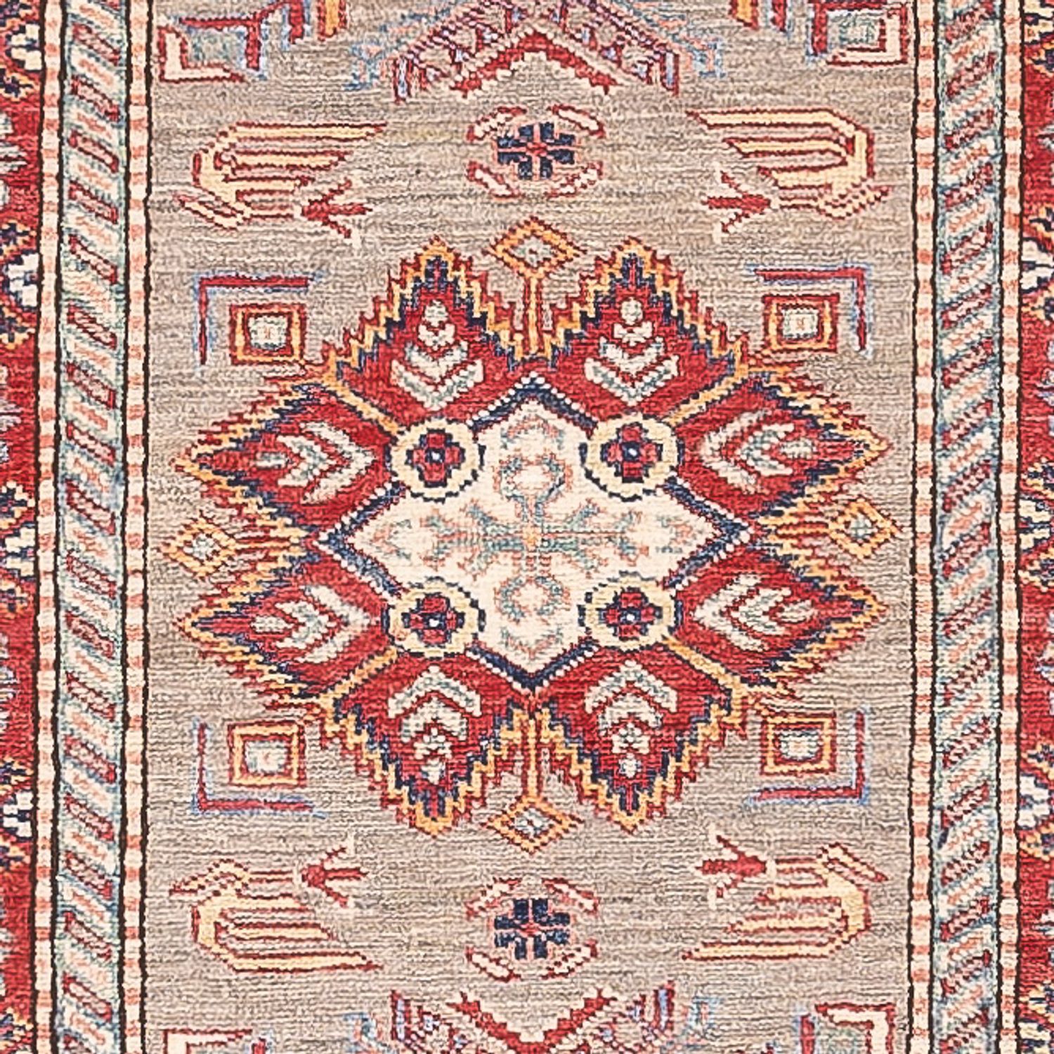 Tapis de couloir Tapis Ziegler - Kazak - 293 x 81 cm - beige foncé