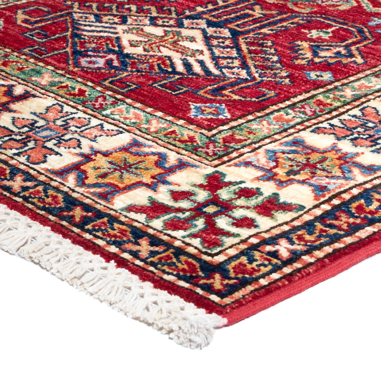 Tapis de couloir Tapis Ziegler - Kazak - 302 x 81 cm - rouge