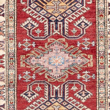 Løper Ziegler Teppe - Kazak - 305 x 82 cm - rød