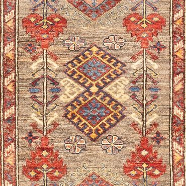 Alfombra de pasillo Alfombra Ziegler - Kazak - 319 x 77 cm - multicolor