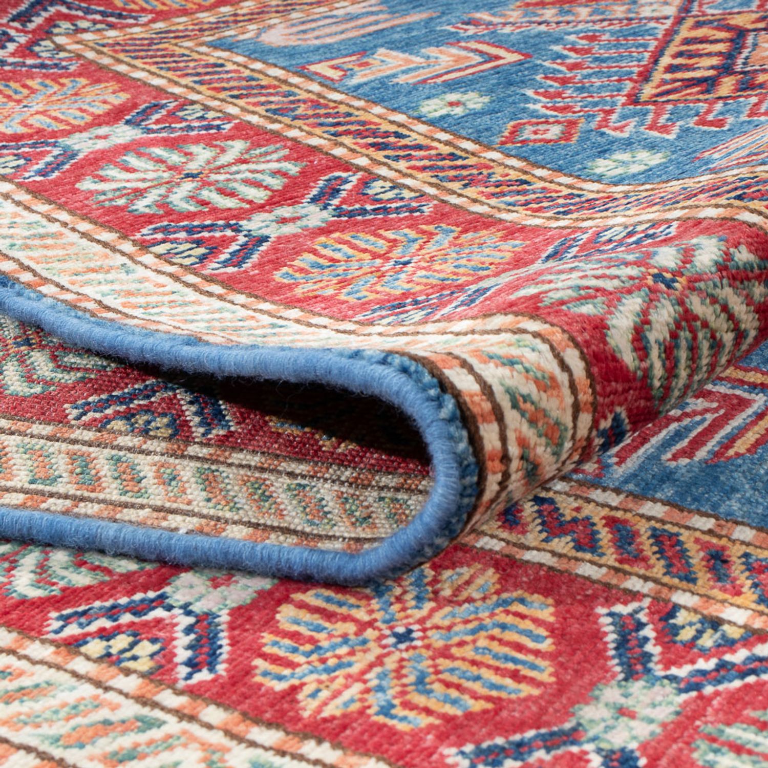 Runner Ziegler Rug - Kazak - 302 x 79 cm - blue