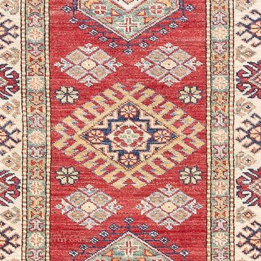 Løper Ziegler Teppe - Kazak - 303 x 79 cm - rød