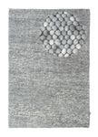 Wool Rug - Felt ball - Mosaik - rectangle