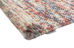 Wool Rug - Felt ball - Mosaik - rectangle