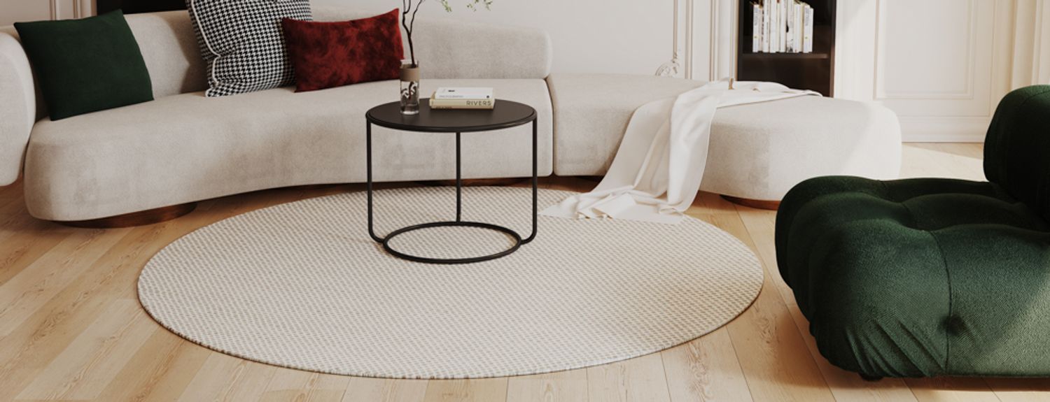 Tapis Kelim - Tendance - Bohemian - ronde