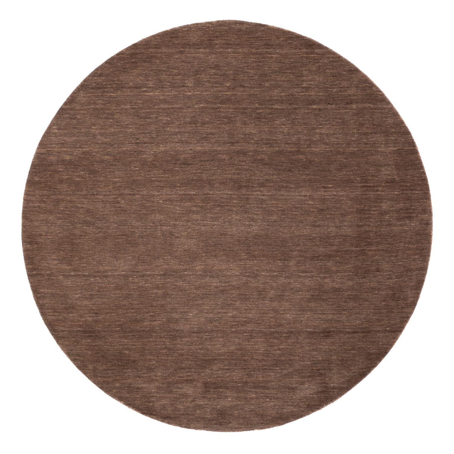 Gabbeh Teppich - Softy - Uni - rund