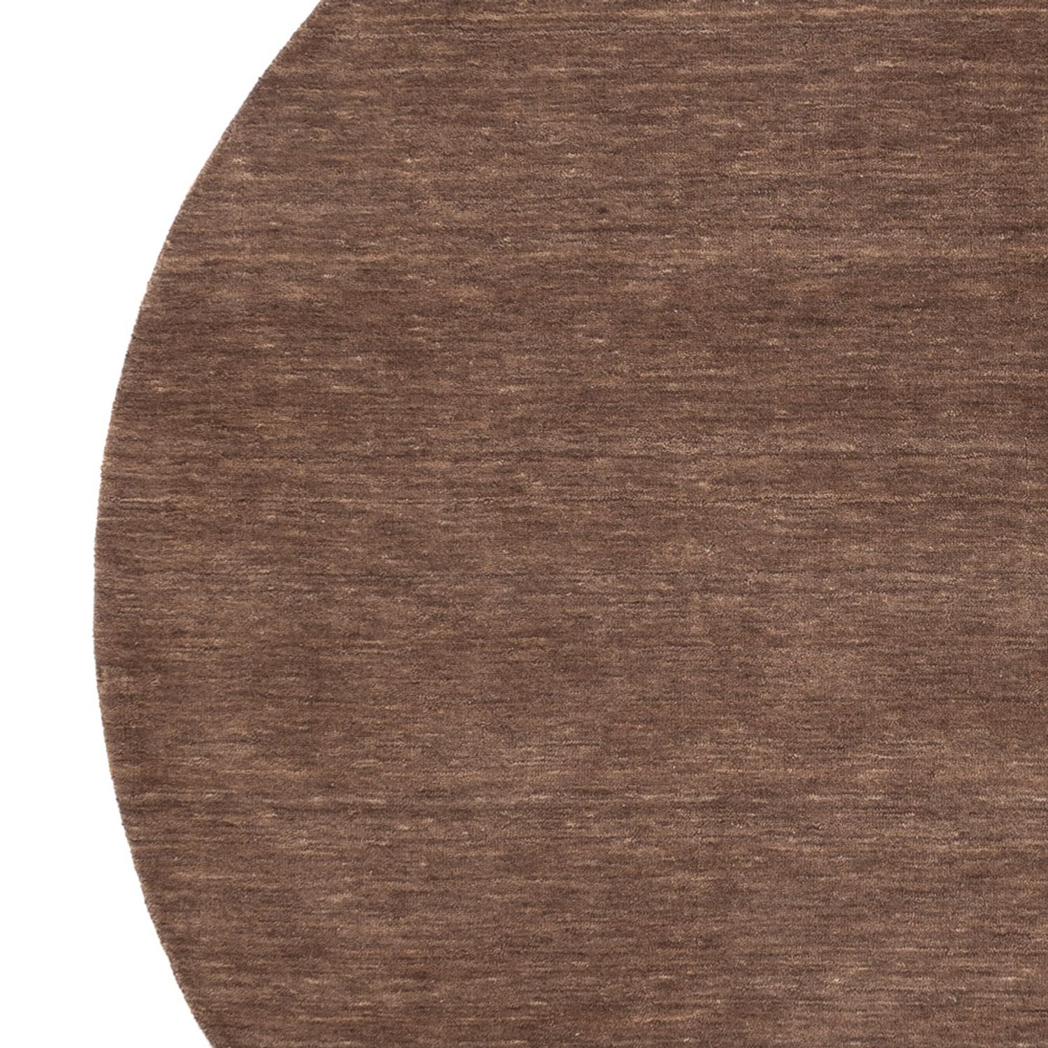 Gabbeh Teppich - Softy - Uni - rund
