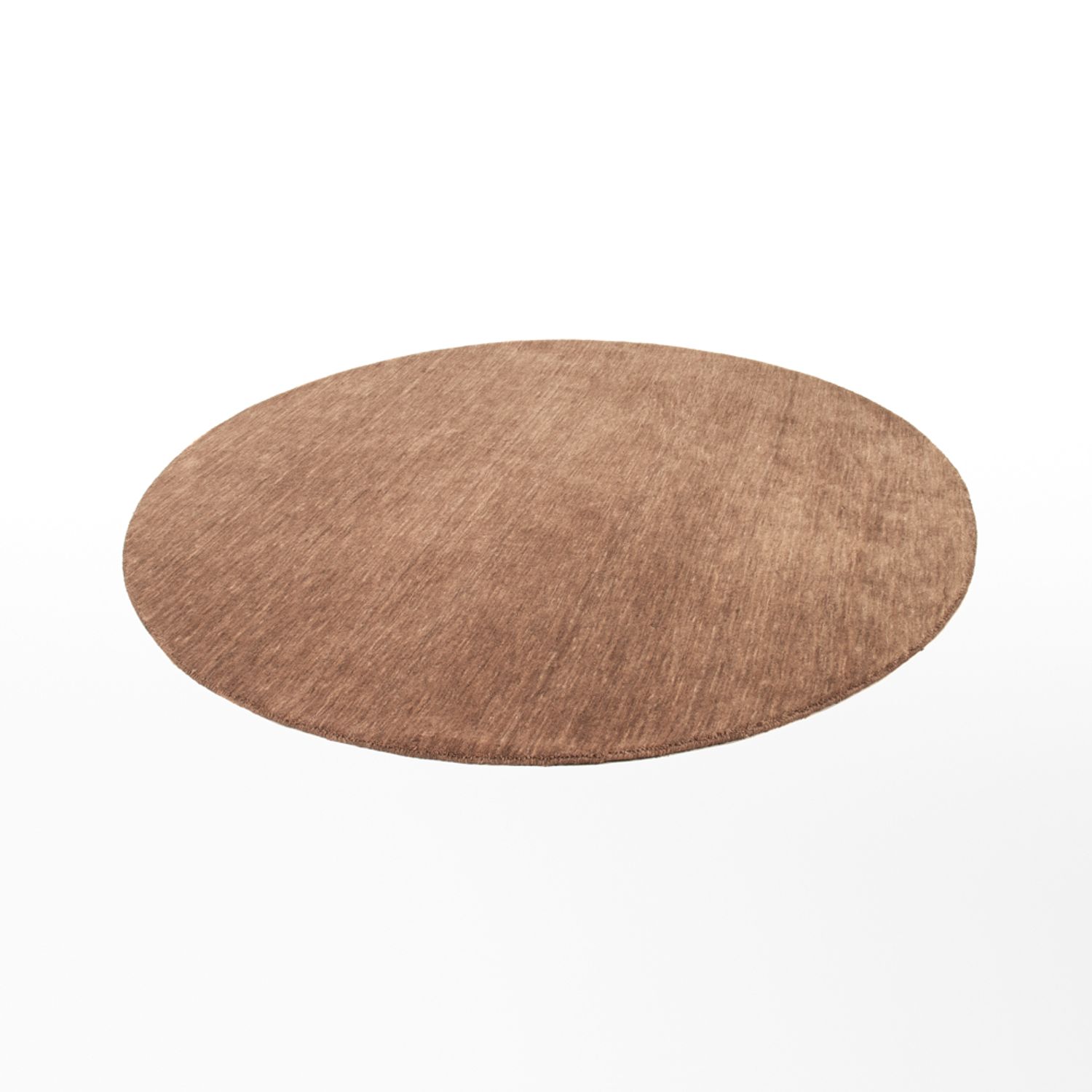 Gabbeh Teppich - Softy - Uni - rund