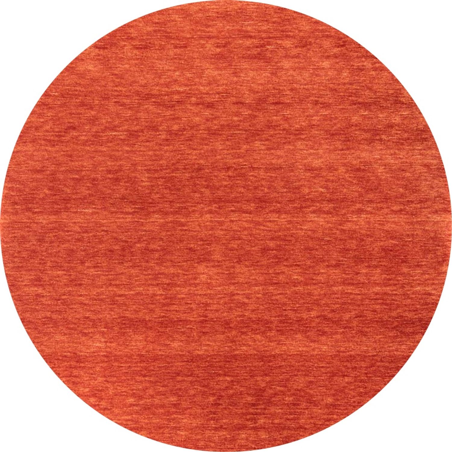 Gabbeh Teppich - Softy - Uni - rund