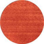 Gabbeh Teppich - Softy - Uni - rund