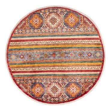 Tapis Ziegler - Shal ronde  - 124 x 118 cm - multicolore