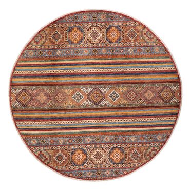 Tapis Ziegler - Shal ronde  - 202 x 202 cm - multicolore