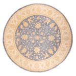 Tapis Ziegler ronde  - 247 x 248 cm - bleu pétrole