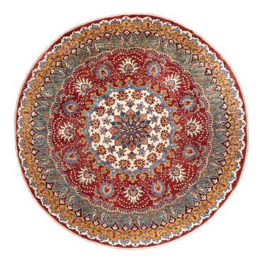 Tapis Ziegler - Kazak ronde  - 268 x 270 cm - multicolore