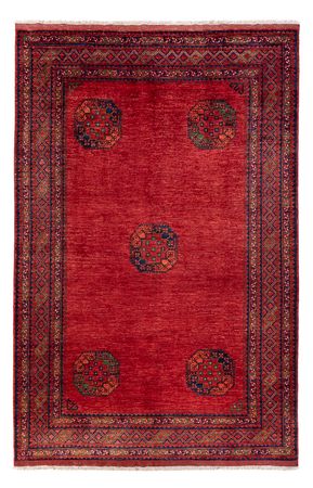 Alfombra afgana - Kunduz - 305 x 204 cm - rojo