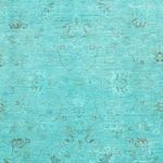 Ziegler Rug - Modern - Vintage/Overdyed - 293 x 201 cm - turquoise