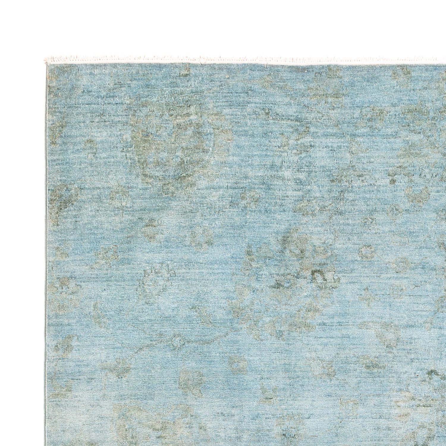 Ziegler Rug - Modern - Vintage/Overdyed - 292 x 204 cm - light blue