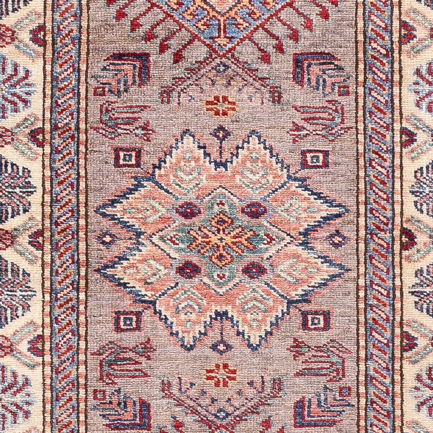 Loper Ziegler Tapijt - Kazak - 252 x 76 cm - zalm