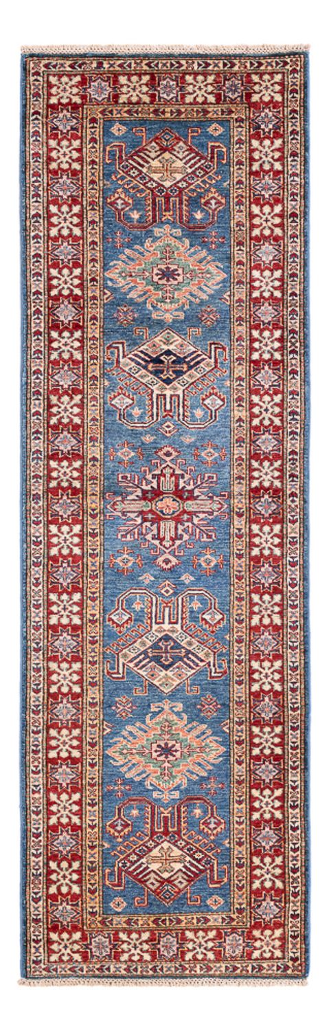 Loper Ziegler Tapijt - Kazak - 242 x 73 cm - blauw