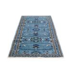 Loper Ziegler tapijt - Modern - 245 x 80 cm - blauw