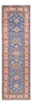 Tapis de couloir Tapis Ziegler - Kazak - 252 x 75 cm - bleu