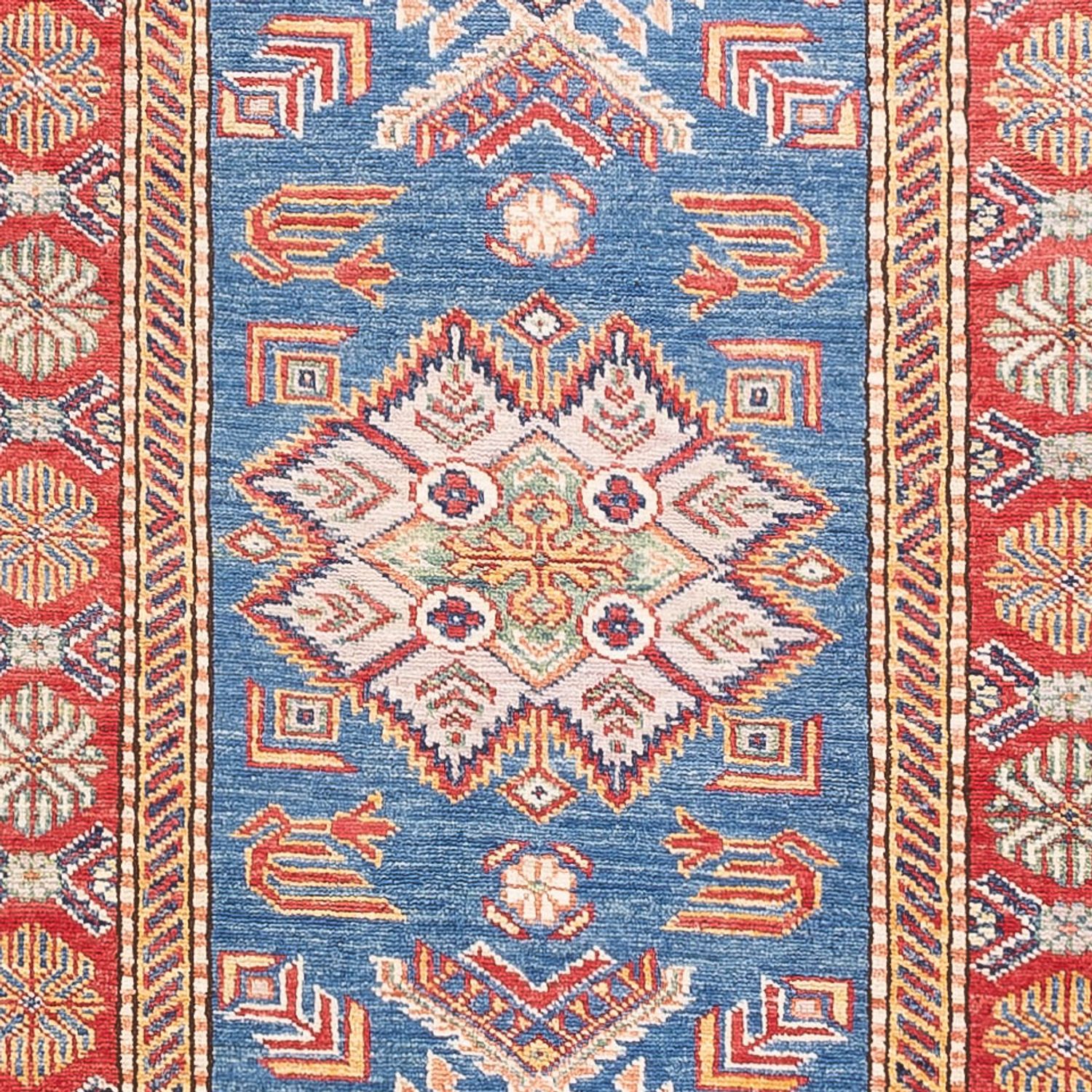 Loper Ziegler Tapijt - Kazak - 307 x 83 cm - blauw