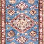 Runner Ziegler Carpet - Kazak - 254 x 77 cm - blå