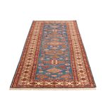 Tapis de couloir Tapis Ziegler - Kazak - 254 x 77 cm - bleu