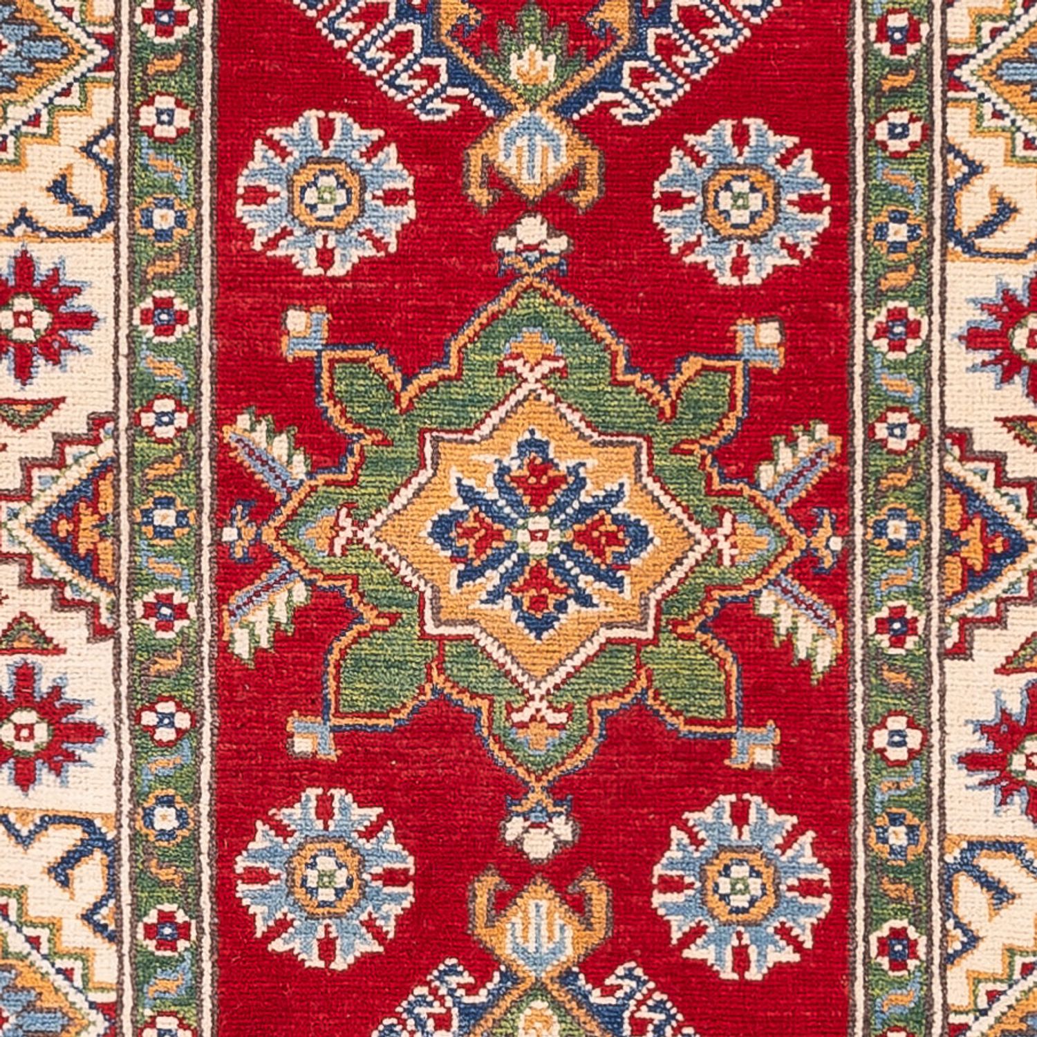 Tapis de couloir Tapis Ziegler - Kazak - 293 x 76 cm - rouge