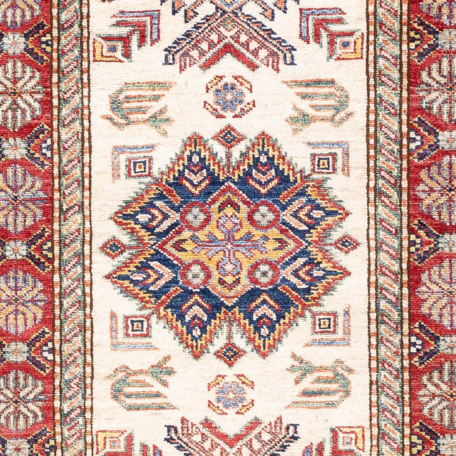 Loper Ziegler Tapijt - Kazak - 315 x 80 cm - veelkleurig