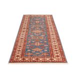 Loper Ziegler Tapijt - Kazak - 256 x 74 cm - blauw