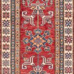 Loper Ziegler Tapijt - Kazak - 294 x 71 cm - rood