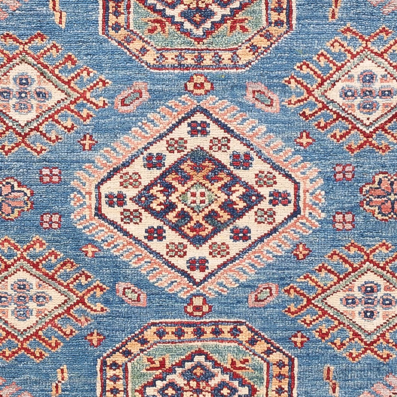 Tapis Ziegler - Kazak - 154 x 102 cm - bleu