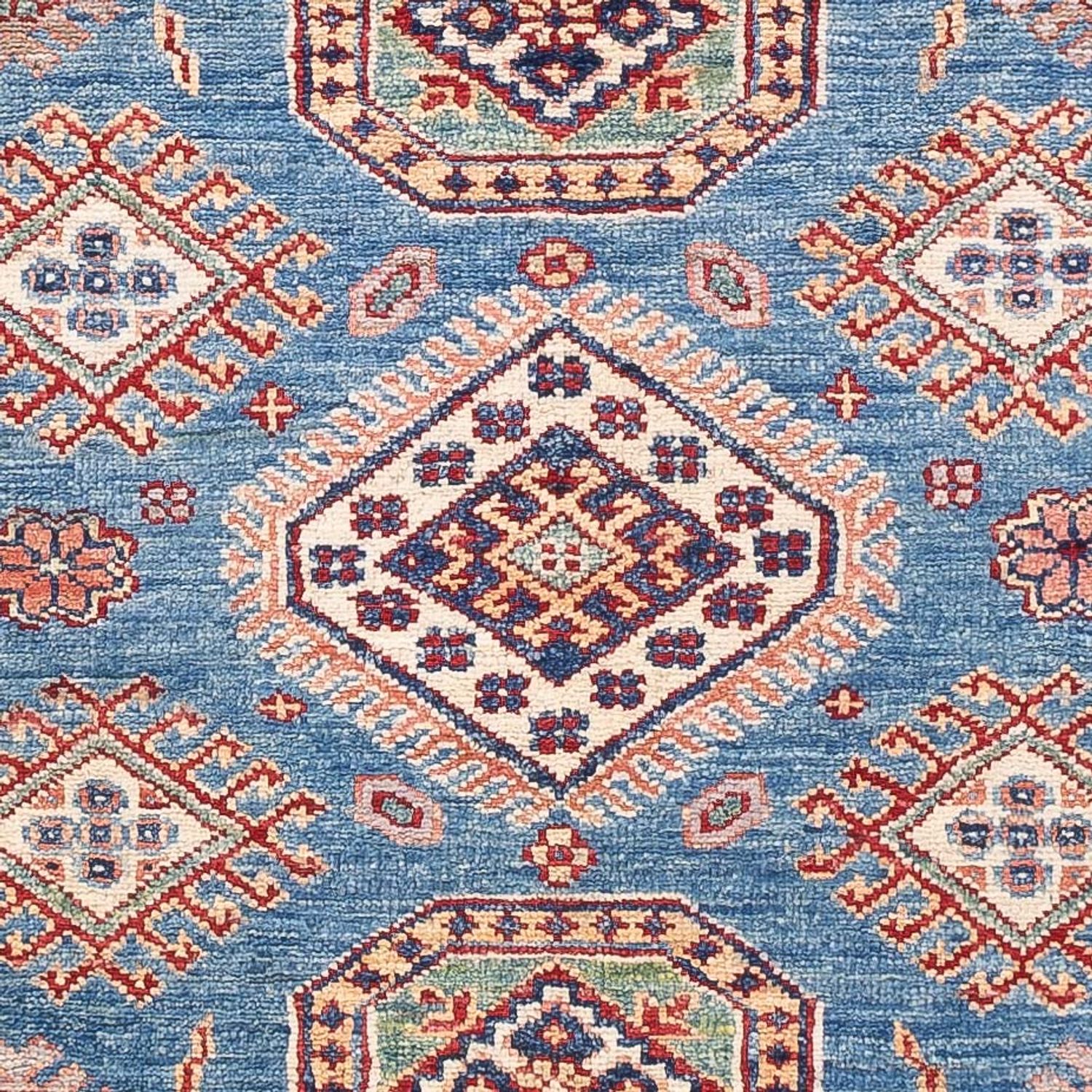 Alfombra Ziegler - Kazak - 155 x 99 cm - azul