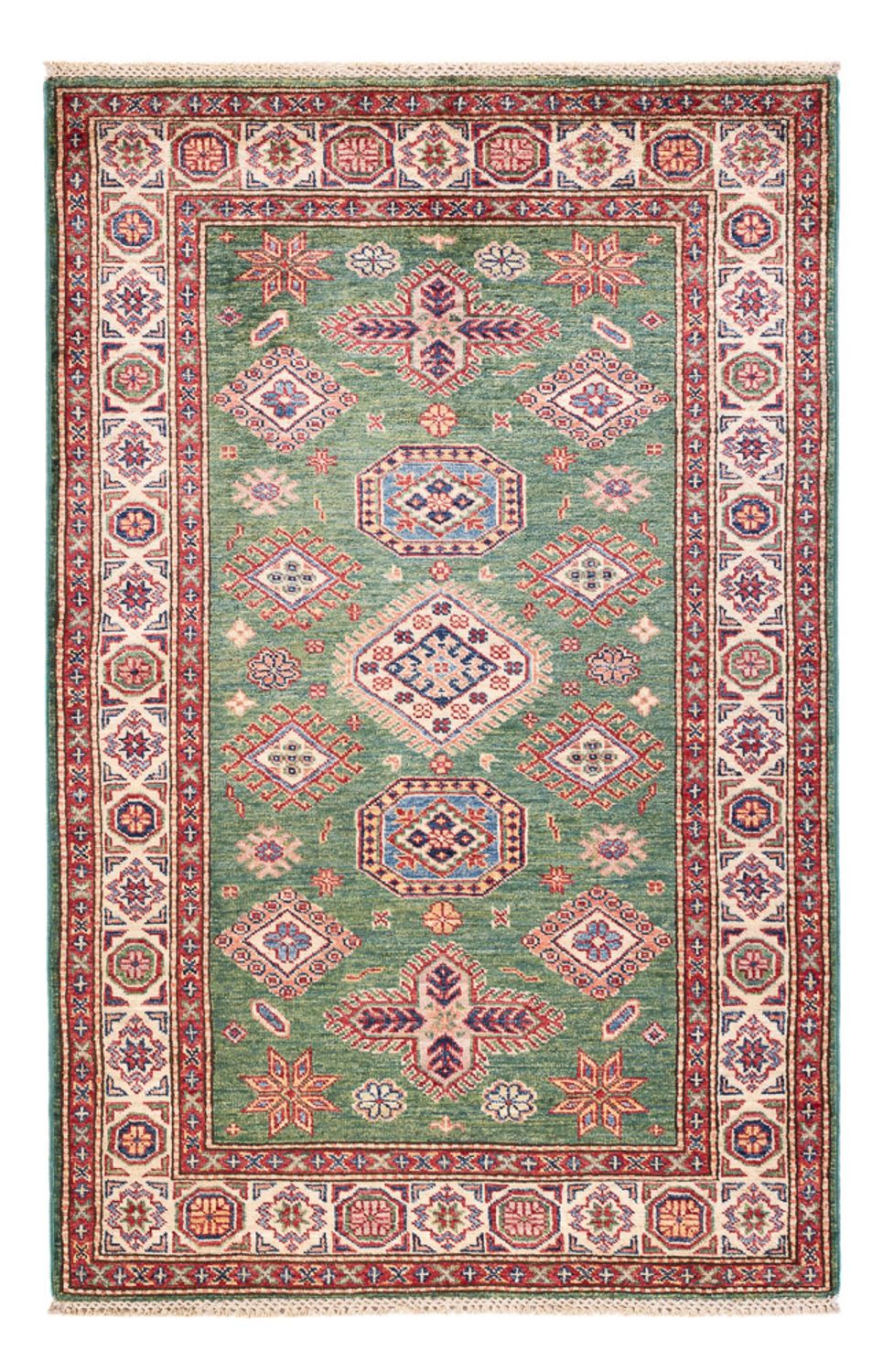 Tapis Ziegler - Kazak - 155 x 102 cm - vert