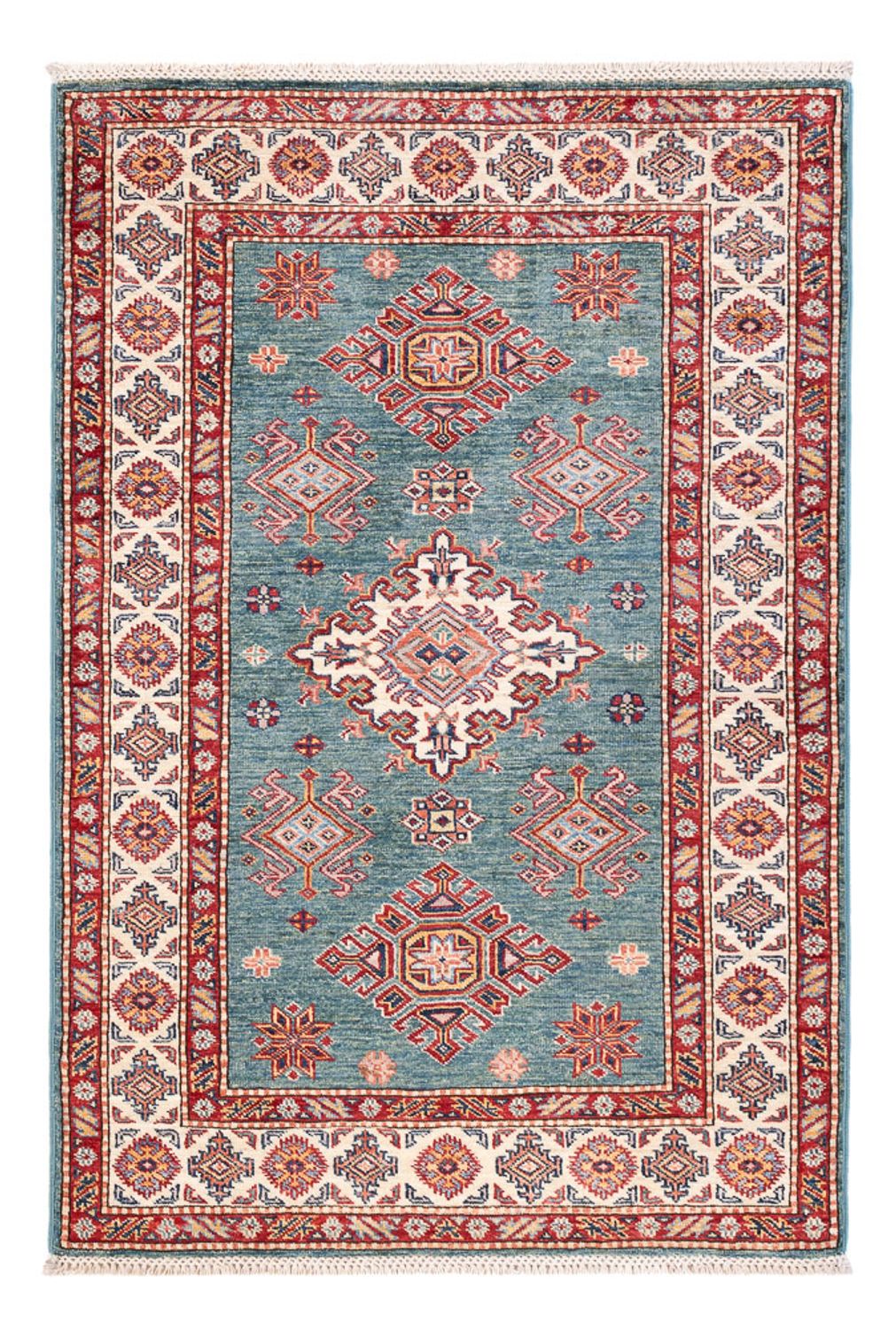 Tapis Ziegler - Kazak - 146 x 99 cm - vert