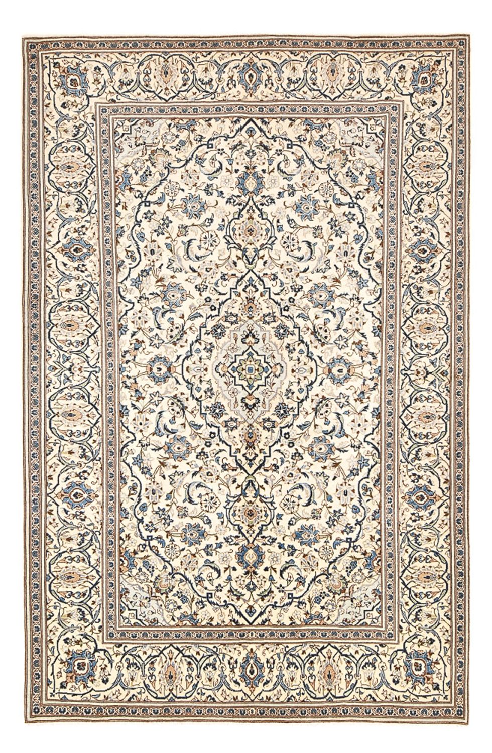 Perserteppich - Keshan - 313 x 197 cm - beige