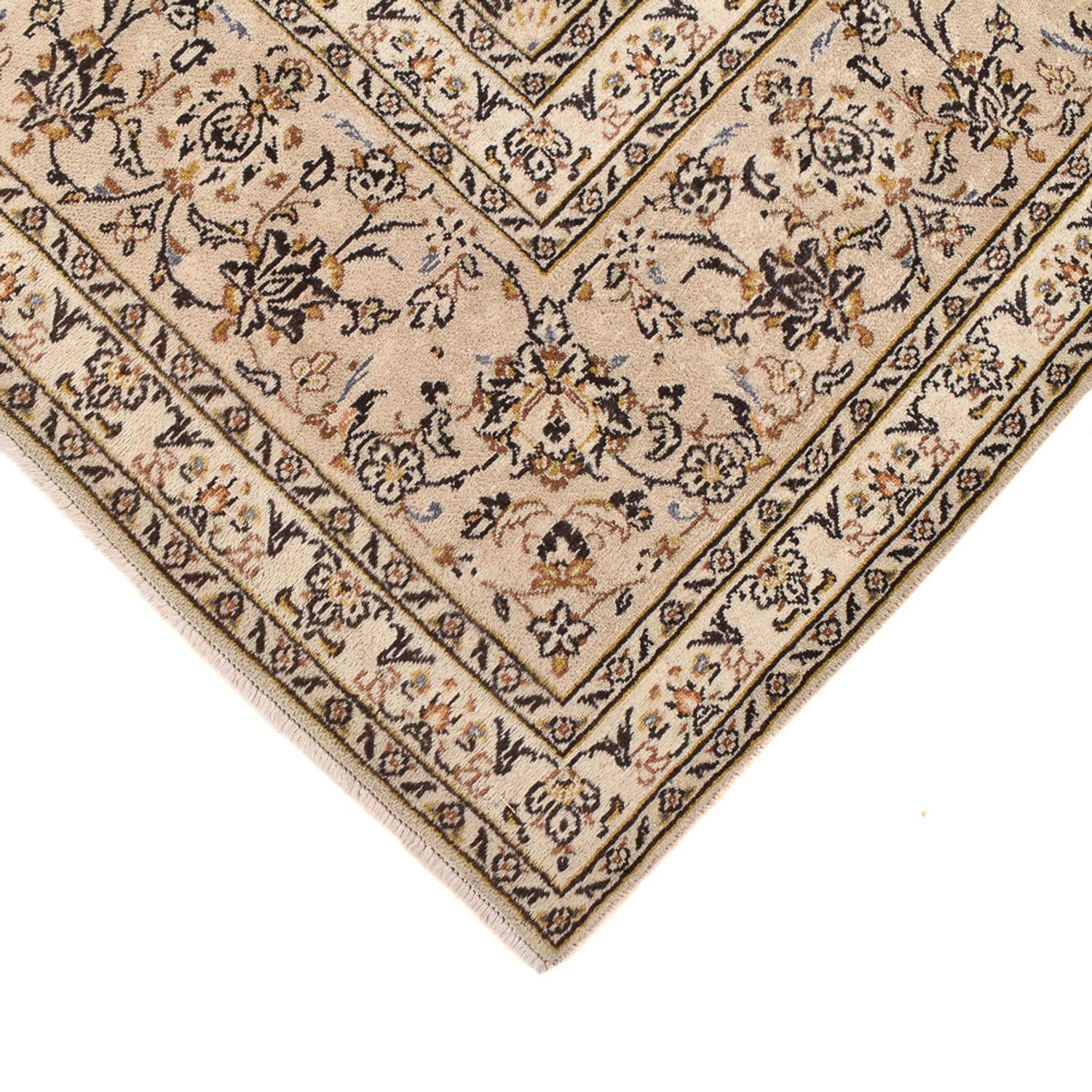 Tapis persan - Keshan - 370 x 250 cm - beige clair