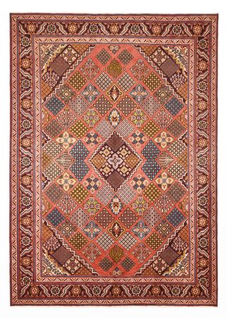 Tapis persan - Nomadic carré  - 210 x 193 cm - rouille