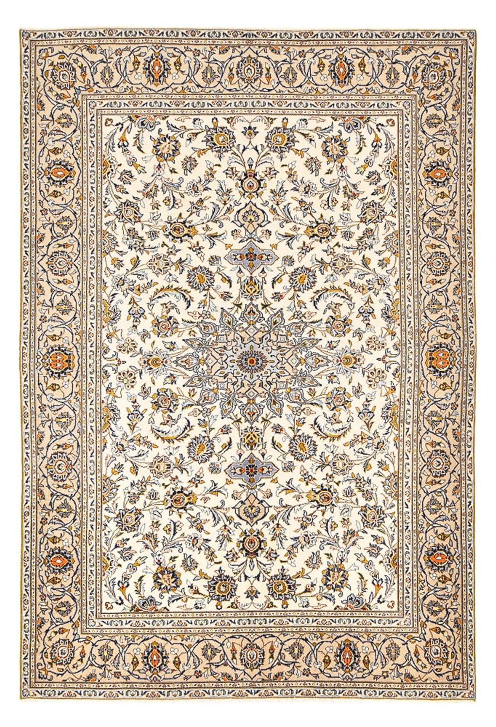 Alfombra persa - Keshan - 290 x 194 cm - beige