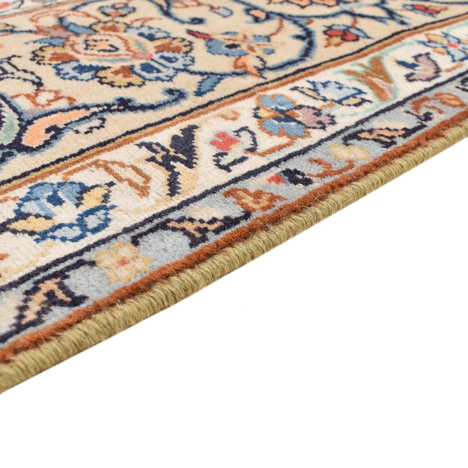 Alfombra persa - Keshan - 314 x 198 cm - beige