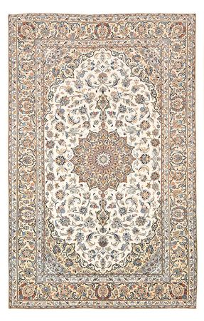 Alfombra persa - Keshan - 314 x 198 cm - beige