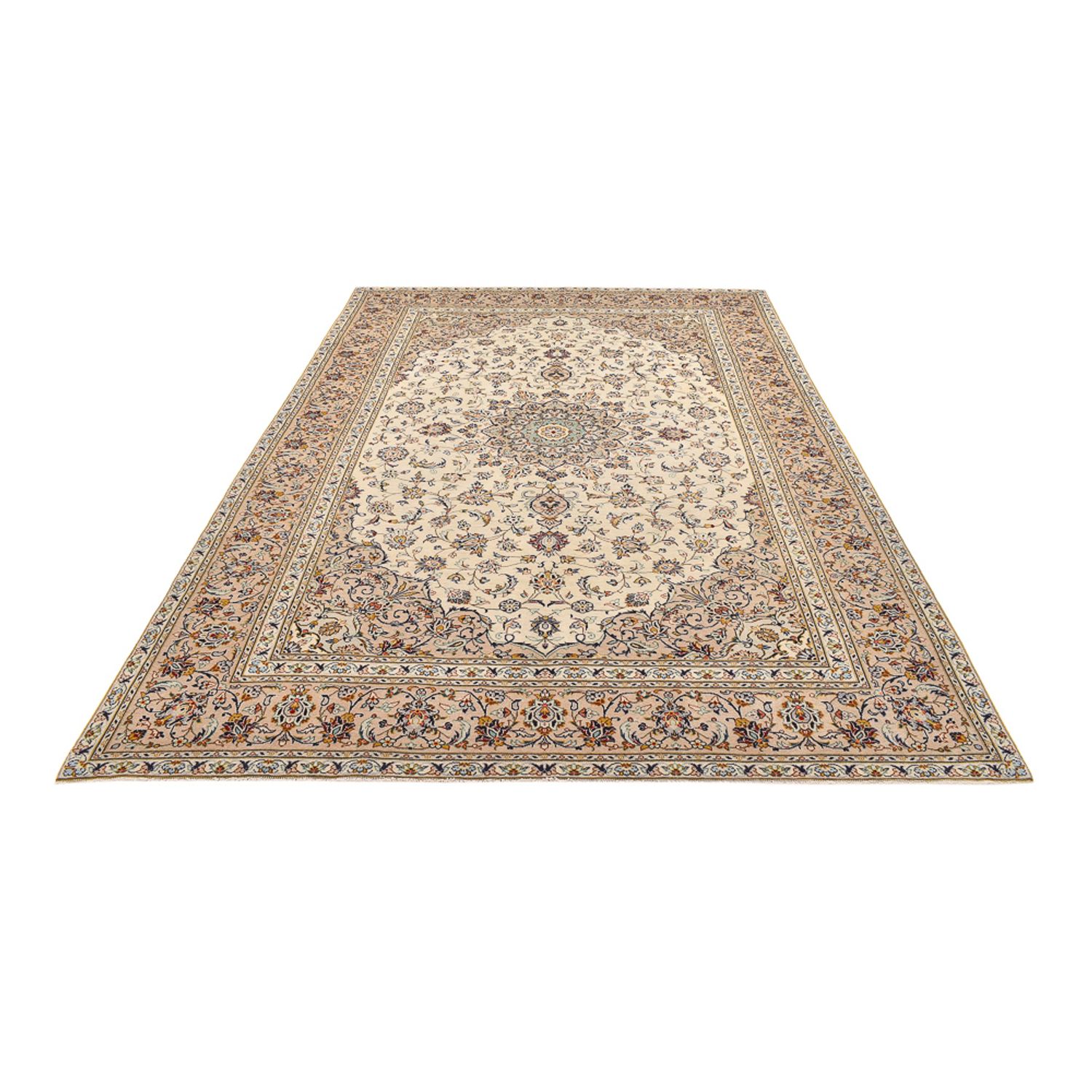 Perserteppich - Keshan - 352 x 235 cm - beige