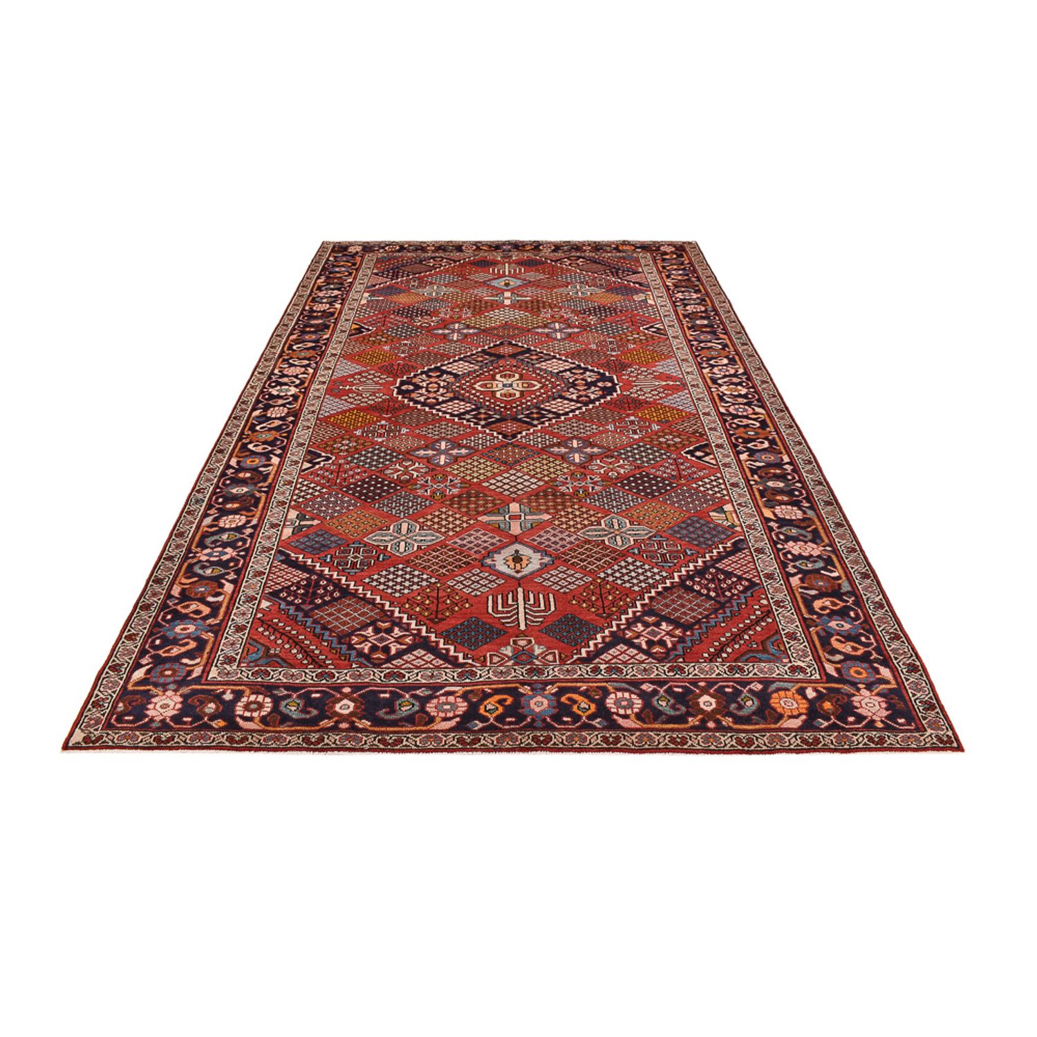 Tapis persan - Nomadic - 356 x 213 cm - rouille