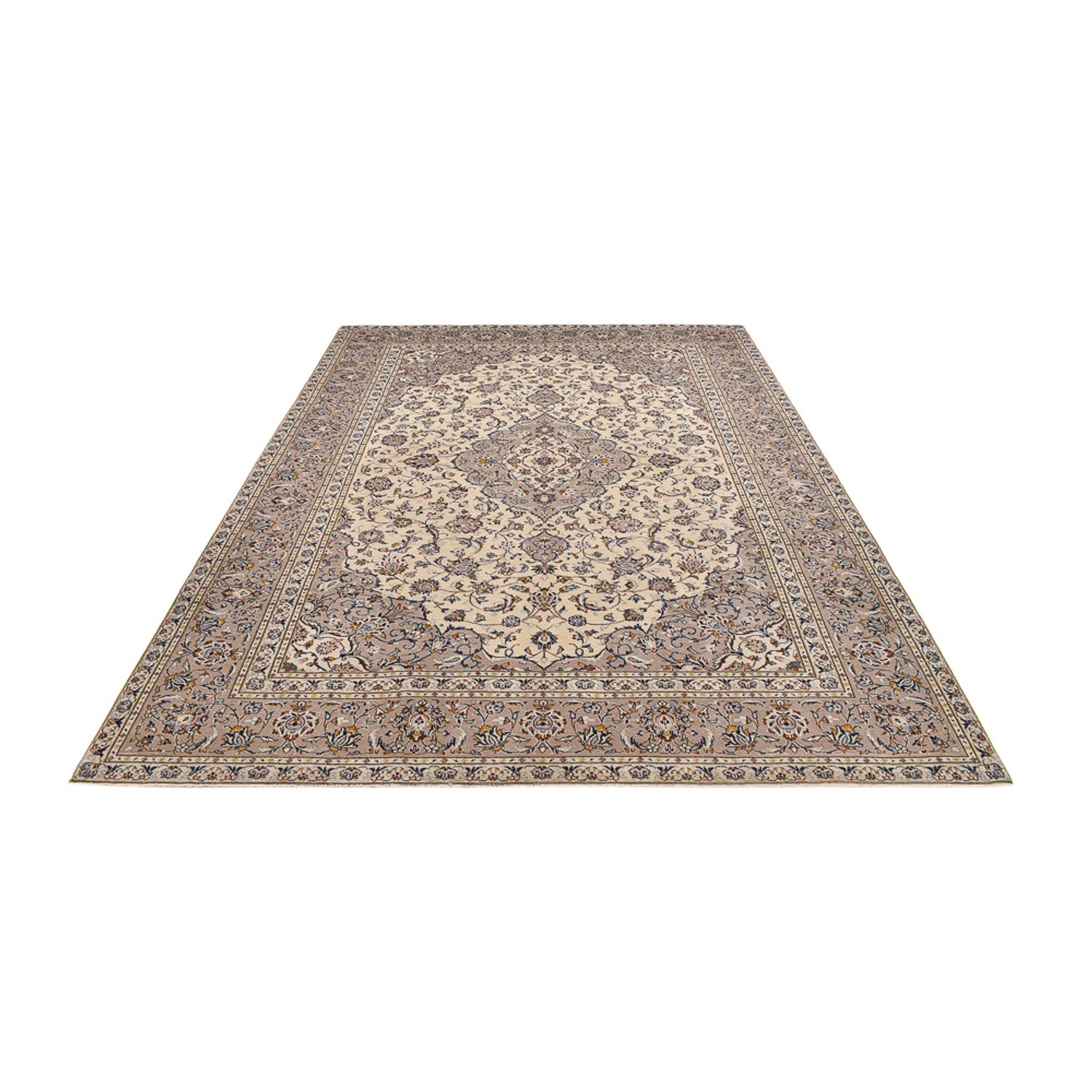 Perserteppich - Keshan - 345 x 239 cm - beige