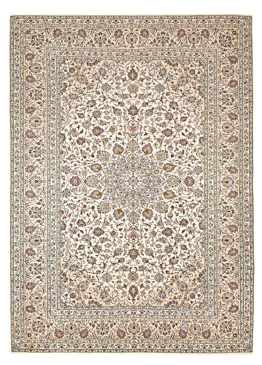 Tapis persan - Keshan - 350 x 246 cm - beige