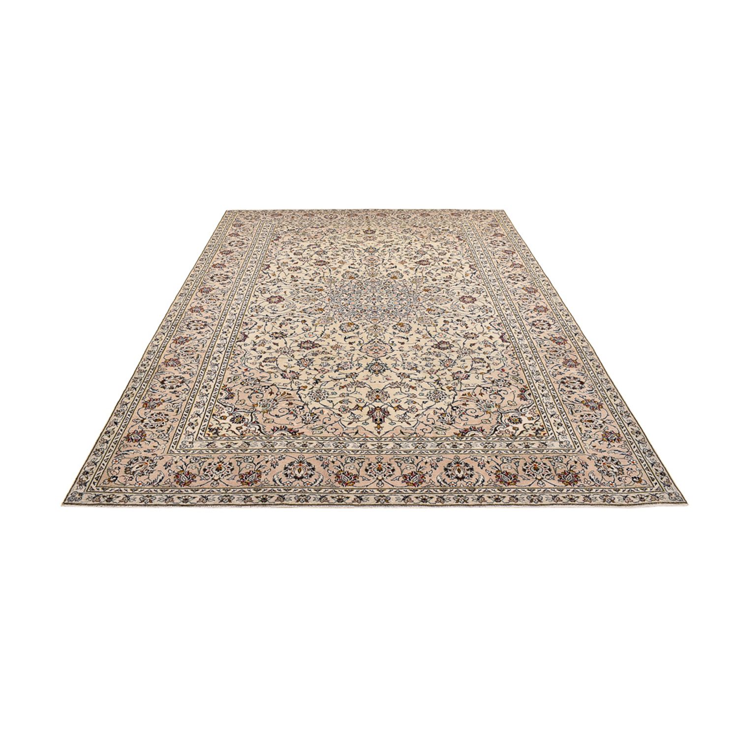 Persisk tæppe - Keshan - 335 x 235 cm - beige